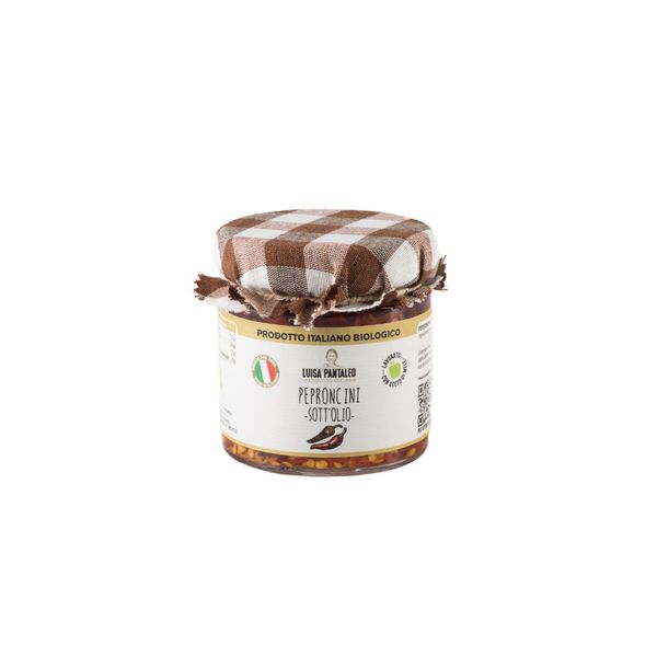 Luisa Pantaleo Organic Chilli Peppers in Oil, Made in Italy from 이탈리아 supplied by Pantaleo Agricoltura - 고품질 통조림 또는 병에 든 고추