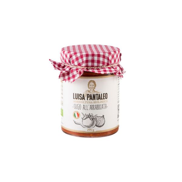 Luisa Pantaleo Organic Arrabbiata Sauce, Made in Italy from 이탈리아 supplied by Pantaleo Agricoltura - 빨간색 토마토소스