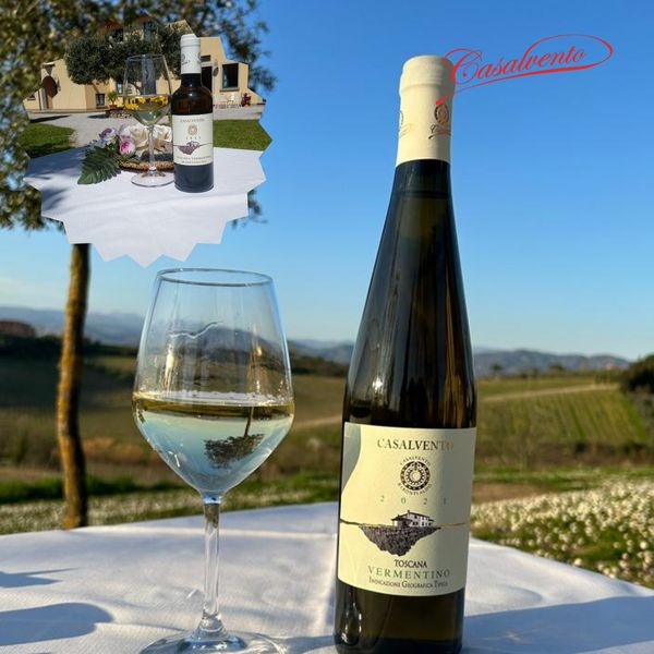 VERMENTINO TOSCANA IGT from 이탈리아 supplied by Az.Agr. Casalvento di Baronti Aldo - IGP (=Protected Geographical Indication) 화이트 와인