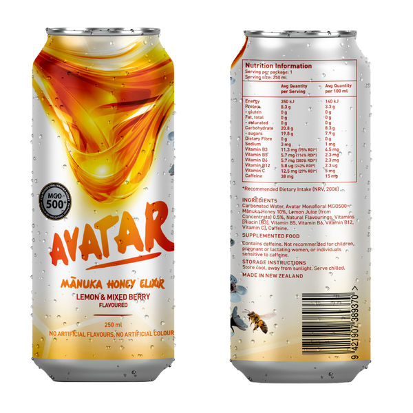 Award Winning Manuka Elixir from 뉴질랜드 supplied by Avatar Manuka Honey NZ Ltd - Super Quality 탄산음료류