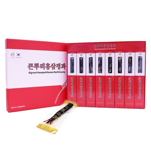Bigroot Honeyed Korean Red Ginseng from 대한민국 supplied by Geumsan Daegeun Red Ginseng Co. Ltd - Extract 인삼 가공품