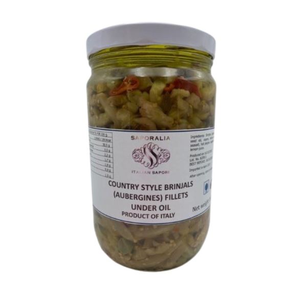 EGGPLANT FILLETS IN OIL from Italy supplied by Saporalia - Eggplant