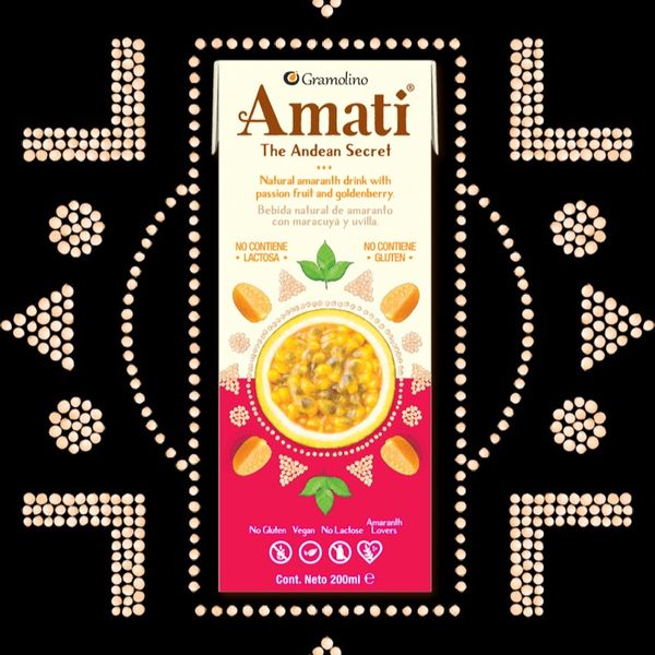 Amati Amaranth Drink with Passionfruit and Goldenberry from 에콰도르 supplied by Gramolino EC SAS - 기타 과일 주스