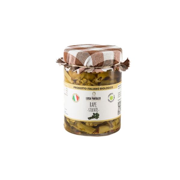 Luisa Pantaleo Organic Stewed Turnips, Made in Italy from 이탈리아 supplied by Pantaleo Agricoltura - Green 순무
