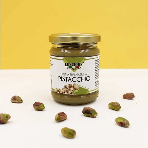 Pistachio spreadable cream with 45% Pistachios 200 G BASIC JAR from 이탈리아 supplied by Omnia Group Srl - Conventional Canned or Jarred Pistachio