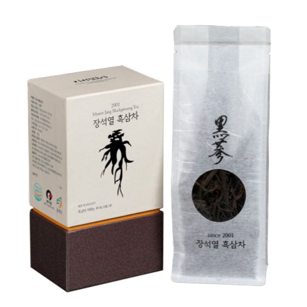 Jangseokyeol Black Ginseng Tea 100g from 대한민국 supplied by Masterjang Blackginseng Lab. - High Quality 허브차