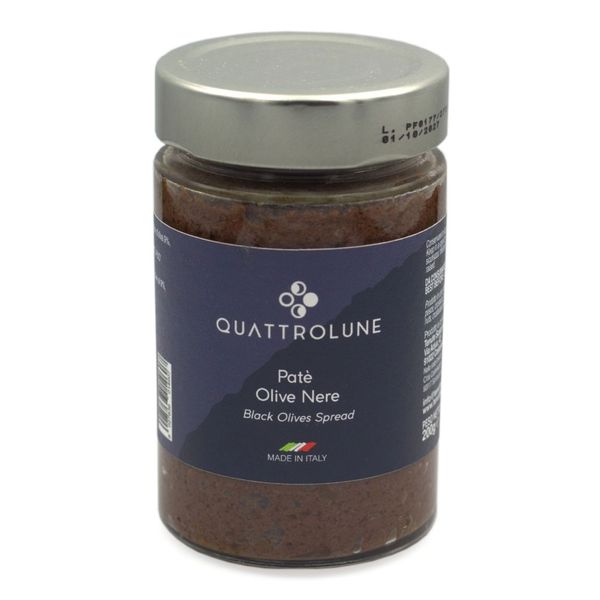 Quattrolune Black Olives Patè from 이탈리아 supplied by TENUTE SCATURRO SOC. SEMPL. AGR. - High Quality 파테