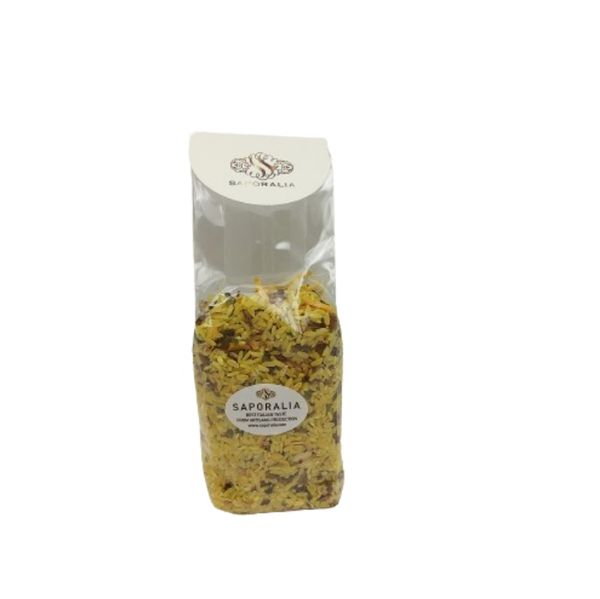 MUSHROOM AND SAFFRON RISOTTO from Italy supplied by Saporalia - Rice