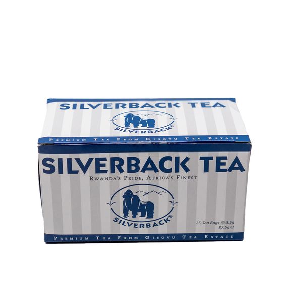 SilverBack Strong Black Tea box from 르완다 supplied by Rugabano Tea Company Pvt Ltd -Silverback Tea Company - Black 대용량 홍차
