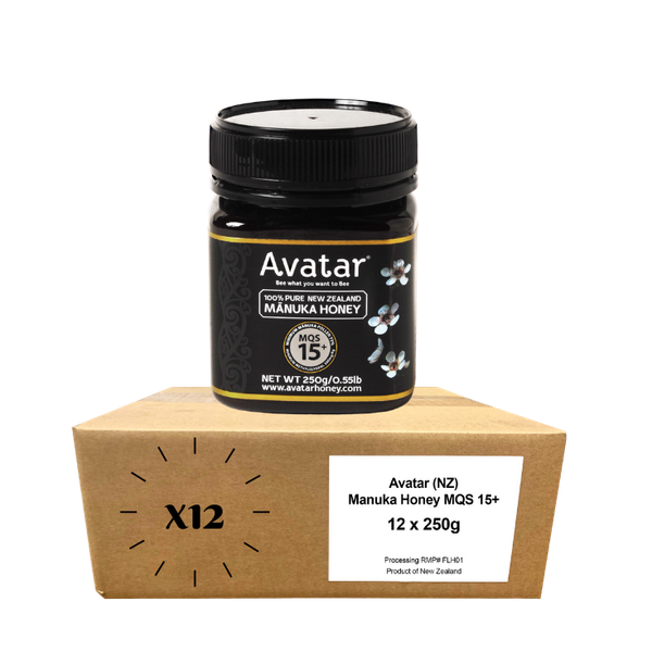Manuka Honey MGO500 250g | 15+ (12 x 250g units per Carton) from 뉴질랜드 supplied by Avatar Manuka Honey NZ Ltd - NPA 15 꿀