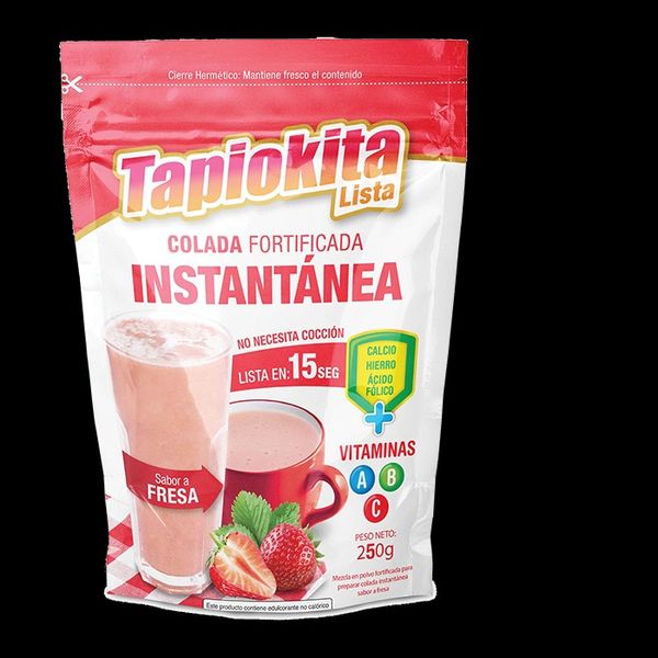 Tapiokita Lista – Instant Strawberry Colada (250g) from 에콰도르 supplied by Incremar CIA. LTDA. - 인스턴트 분말 음료