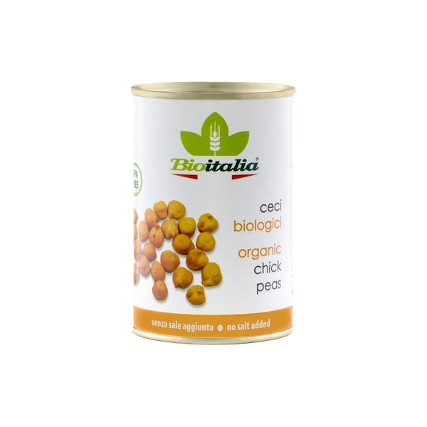 Boiled chick peas from 이탈리아 supplied by BIOITALIA SRL SOCIETA' BENEFIT - Organic 기타 콩류