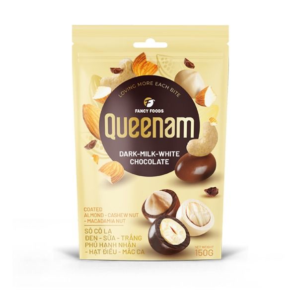 DARK-MILK-WHITE CHOCOLATE COATED ALMOND-CASHEW-MACADAMIA NUT · VIETNAM from 베트남 supplied by FANCY FOODS MANUFACTURE TRADING COMPANY LIMITED - Nut 초콜릿