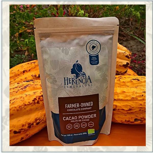 Herencia Esmeraldas – Organic Cacao Powder 10–12% from Ecuador supplied by Herencia Chocolate - High Quality Cocoa Powder