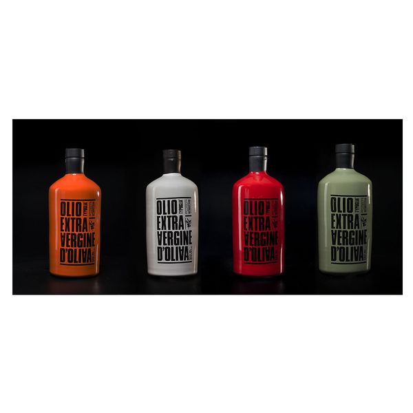 TYPUGLIA Extra Virgin Olive Oil – 500/250 ml ceramic bottle from 이탈리아 supplied by Olio pellegrino 1890 srl - Glass Jar (=Glass Bottle) 올리브유