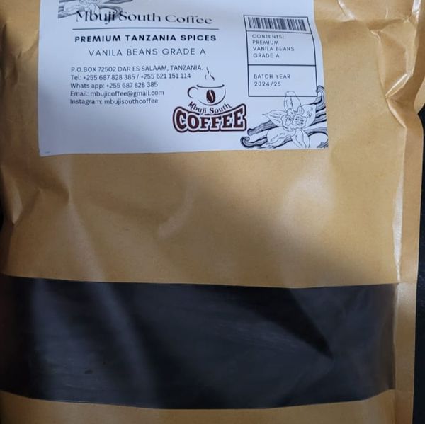 Vanilla Beans/Pods from Tanzania supplied by MBUJI SOUTH COFFEE LIMITED - Long Vanilla