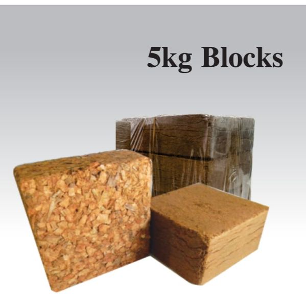 Coco Peat Block 5kg Coco Fibre Coir from Sri Lanka supplied by Coco Green - Organic Coco Coir