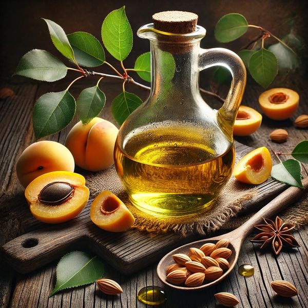 Apricot kernel oil cold-pressed from Russia supplied by SHAMES GmbH - Excellent Quality Other Edible Vegetable Oil