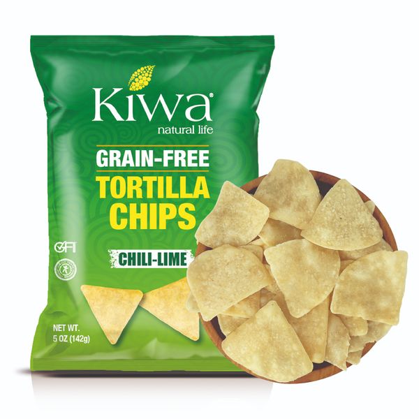 Grain-Free Tortilla Chips Chili-lime Kiwa - 5oz from 에콰도르 supplied by Kiwa - As per customer's request 카사바 가공품