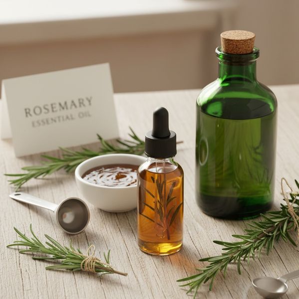 Rosemary Oil 100% Pure Steam-Distilled – India (EU-Ready Supply) from India supplied by D&G GLOBAL - Rosemary