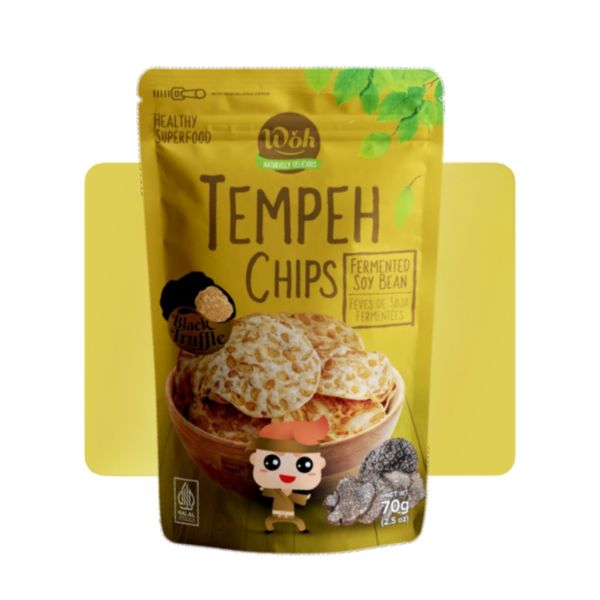 Tempeh Chips – Black Truffle Flavor from Indonesia supplied by Indo Tasty Nusantara - Excellent Quality Vegetable Snack