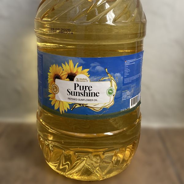 100% Pure Refined Sunflower Oil Deodorized from Ukraine supplied by Medinis namas LT  - High Quality Refined Sunflower Oil