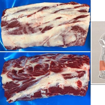BIFE ANCHO SIN TAPA / CUBE ROLL CAP OFF. PREMIUM from Argentina supplied by Expandam - Boneless  (=Without Bone=Deboned) Fresh Boneless Beef