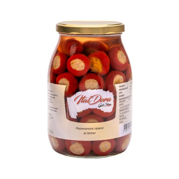 Papaccelle ripiene from 이탈리아 supplied by Italdora - Preserved 채소 가공품