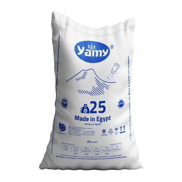 Yamy Blue 25kg Egyptian Celtic Sea Salt High Quality Refined Iodized table Salt Low MOQ Products from Egypt supplied by Mr.Salt - Natural Products Salt