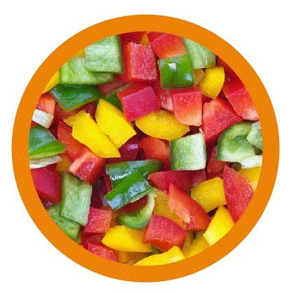 Frozen IQF Bell Pepper from 이집트 supplied by Pure Valley for Export - 빨간색 냉동 피망