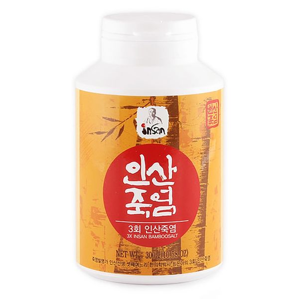 INSAN Bamboo Salt 3x Roasted Powder 300g from South Korea supplied by 인산죽염 - Salt
