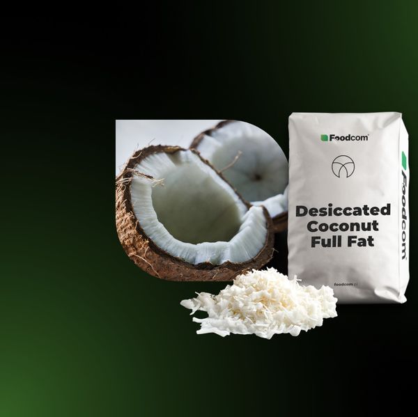 Desiccated Coconut Full Fat from Sweden supplied by Naturell AB - Fine Quality Desiccated Coconut