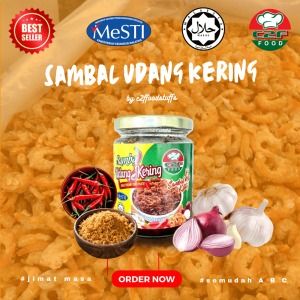 C2F Sambal Udang Kering – Dried Shrimp Chili Paste (200g, Halal, Ready-to-Eat) from 말레이시아 supplied by C2F Foodstuffs Sdn Bhd - Ground (=Crushed=Cracked) 혼합 시즈닝