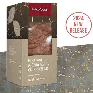 BEETROOT & CHIA SEEDS  - CRISPBREAD  120g from 이탈리아 supplied by FALCO SRL - Sweet 비스킷 및 크래커