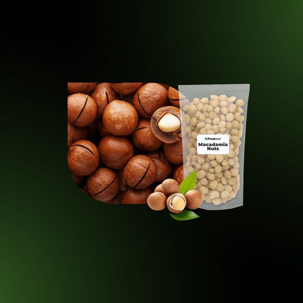 Macadamia nuts from Sweden supplied by Naturell AB - S6 Macadamia Kernel