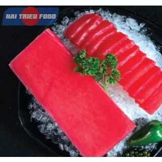 Tuna saku from Vietnam supplied by Hai Trieu Food - 400-500 g Frozen Yellowfin Tuna