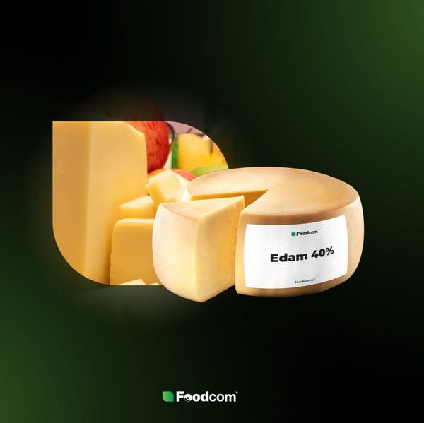 Edam 40% from 스웨덴 supplied by Naturell AB - Size: 2-2.3 kg 에담 치즈