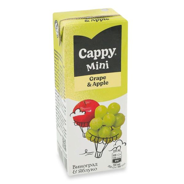 Cappy Mini Juice 200 ML from 우크라이나 supplied by LLC TRENITA TRADING - 기타 과일 주스