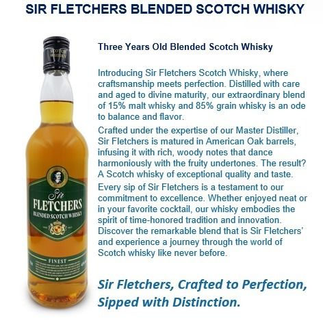 SIR FLETCHERS SCOTCH WHISKY from 영국 supplied by The Melchers Group BV - 위스키