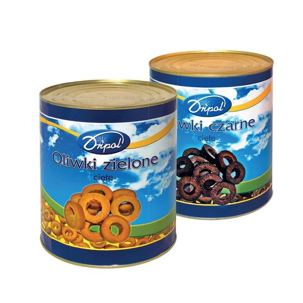 Canned Green/Black Sliced Olives from 이집트 supplied by DRIPOL Sp. z o.o. - Black Olive 올리브