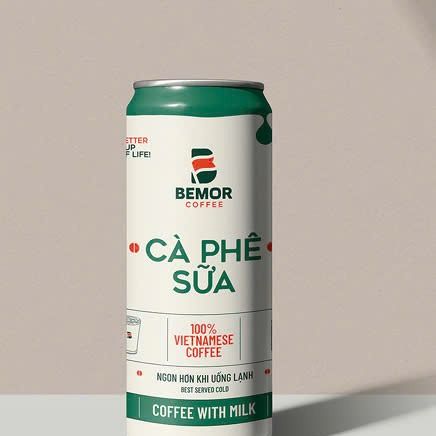 Canned Coffee with Milk from Vietnam supplied by Suleco Coffee Co.,LTD - Coffee Drinks