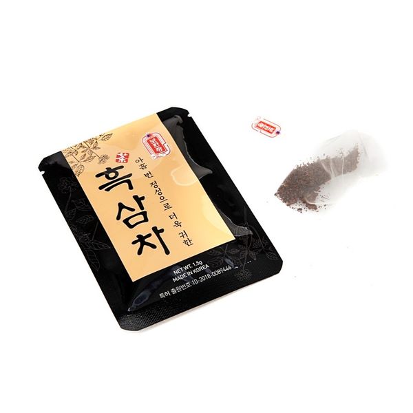 Korean Black ginseng Tea from South Korea supplied by WOOSHIN IND. CO., LTD. - Ginseng