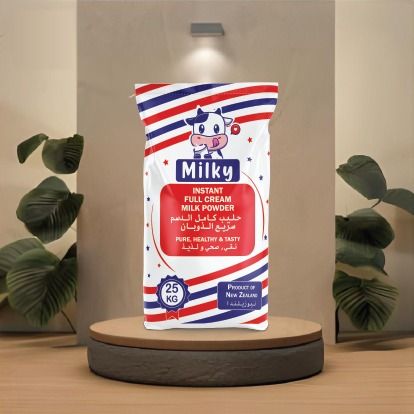 Milky | Instant Full Cream Milk Powder from New Zealand supplied by Lal Global FZE - 25 kg Milk powder