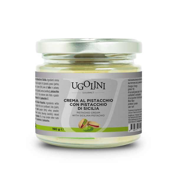 Sicilian pistachio cream 190 gr from 이탈리아 supplied by Truffleat - Sweetened 스프레드