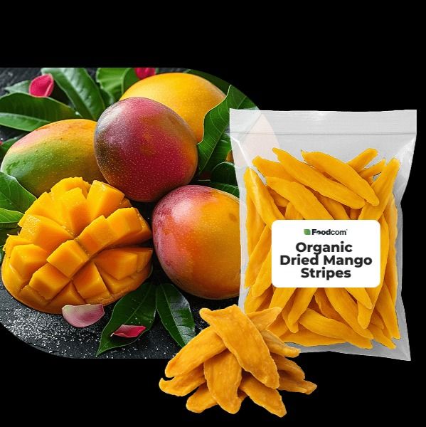 Organic Dried Mango Stripes from 스웨덴 supplied by Naturell AB - With Pulp 말린 망고