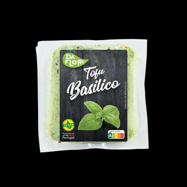 Basil Tofu from Portugal supplied by Daflori, Alimentação Saudável, lda - Tofu
