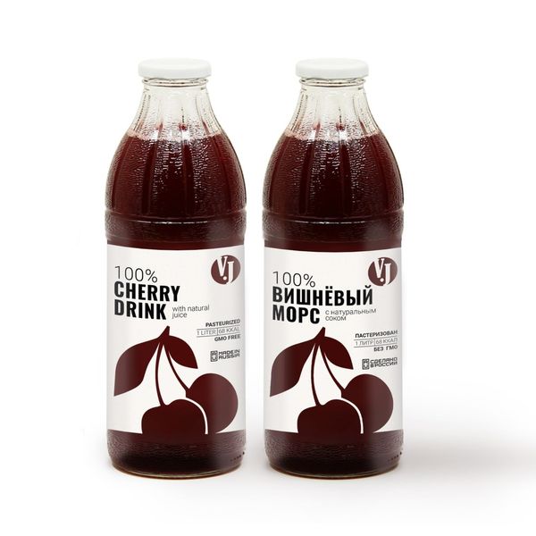Berry drinl (Cherry) from Russia supplied by VolgaJoy - High Quality Soft Drink