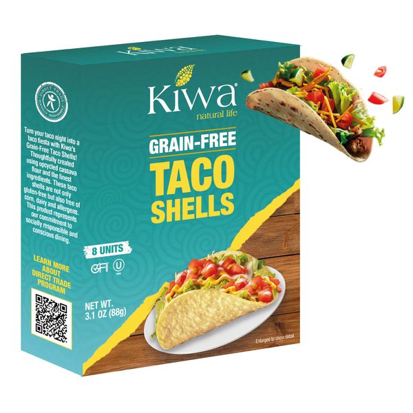 Grain-Free Taco Shells Kiwa - 3.1 oz from 에콰도르 supplied by Kiwa - As per customer's request 카사바 가공품
