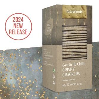 GARLIC & CHILLI  - CRISPY CRACKERS   90g from 이탈리아 supplied by FALCO SRL - High Quality 비스킷 및 크래커