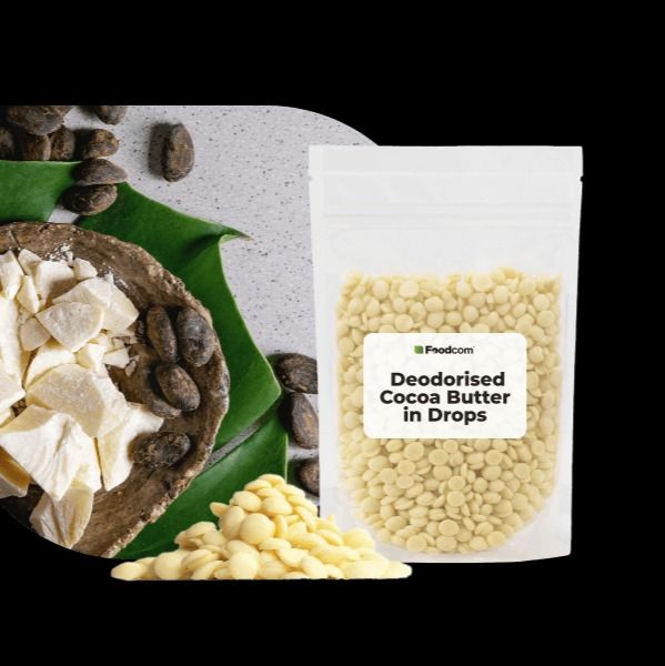 Deodorised Cocoa Butter in Drops from 스웨덴 supplied by Naturell AB - Natural 코코아버터